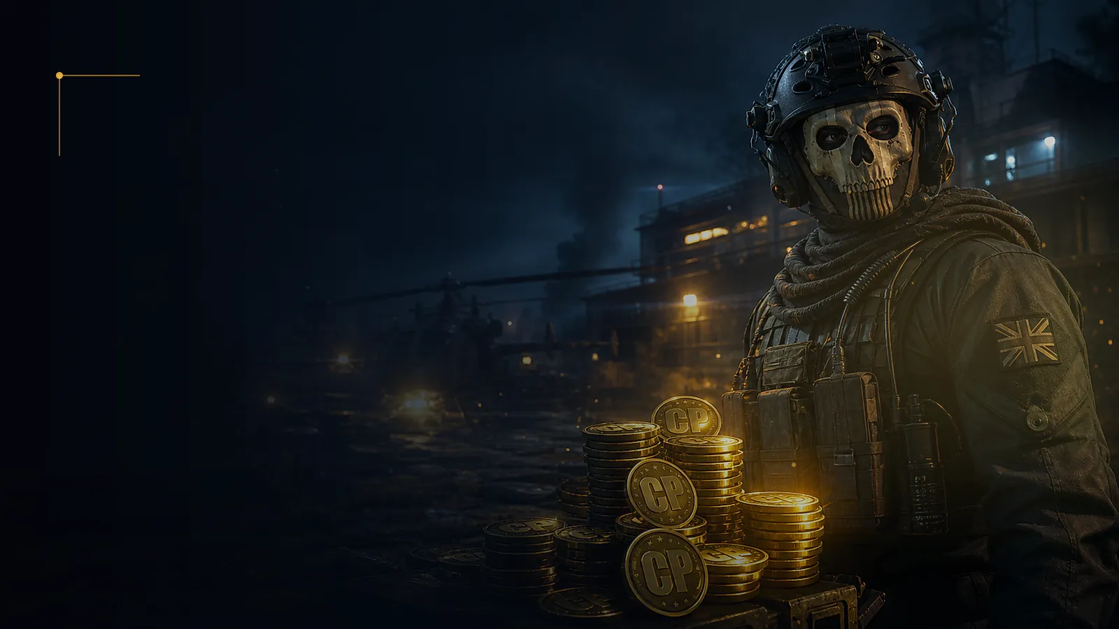 Call of Duty operators in a cinematic night battle scene
